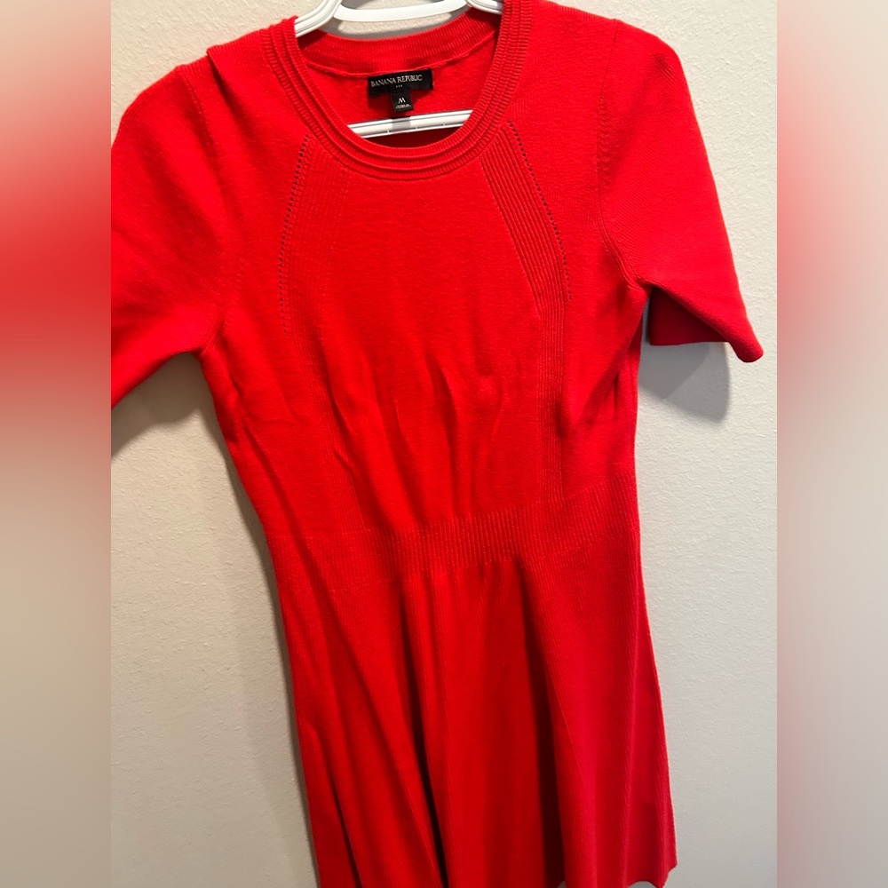 Fit and flare woven dress